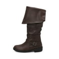 thumbnail image 6 of Dakaela Women's Slouchy Knee High Boots Comfortable Round Toe Riding Combat Boots for Fall and Winter Wear, 6 of 7