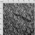 thumbnail image 3 of oneOone Cotton Cambric Dark Gray Fabric Floral Fabric For Sewing Printed Craft Fabric By The Yard 56 Inch Wide, 3 of 4
