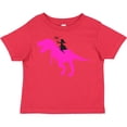 thumbnail image 3 of Inktastic Princess Riding Her T-rex Girls Toddler T-Shirt, 3 of 5