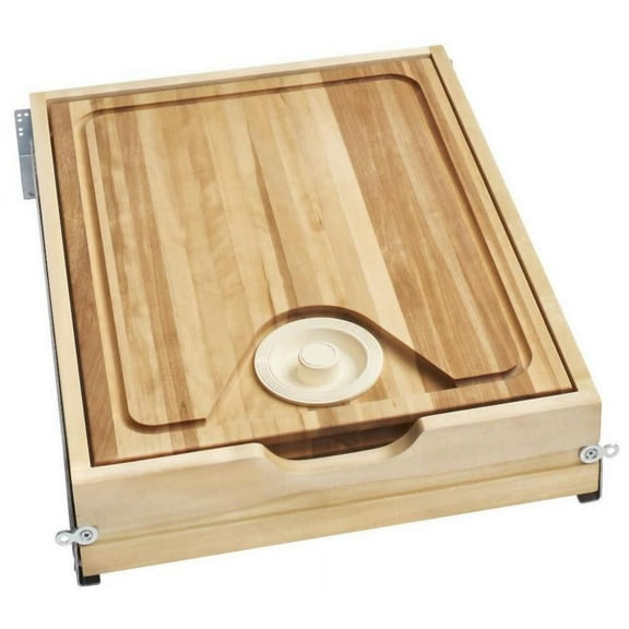 Rev-A-Shelf 4WCCB-419HFLSC-1 Wood Classics 16-1/2"W Base Cabinet Cutting Board Full