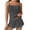 Gray, variant on SuDongPo Womens Cami Pajama Sets Summer Casual 2 Piece Ribbed Knit PJs Soft Sleeveless Tank Top and Shorts Camisole Lounge Set