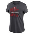 thumbnail image 2 of Women's Nike Anthracite Tampa Bay Buccaneers 2022 NFL Playoffs Iconic T-Shirt, 2 of 3