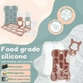 thumbnail image 4 of 2Pcs Silicone Baby Fruit Feeders With Food Freezer Mold Tray Versatile Dishwasher Safe Infant Teething Feeders for Safe Infant Self Feeding, 4 of 10