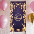 thumbnail image 4 of Decorative Balloons Happy Retirement Banner Glitter Stars Confetti Design Celebration Banner for Retirement Party Event Decor Indoor Celebration, 4 of 8