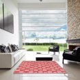 thumbnail image 7 of Ahgly Company Machine Washable Indoor Square Transitional Light Coral Pink Area Rugs, 4' Square, 7 of 7