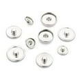 thumbnail image 3 of Ruiboury 20 Pcs/ensemble Bouton Pression Base Couleur Unie Remplacement Rond DIY Artisanat Artisanat Bijoux Accessoires 10mm, 3 of 8