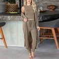 thumbnail image 3 of Conjunto de cárdigan con pantalones y chaleco, conjunto de pijamas para mujer, conjunto de cárdigan con frente abierto de otoño, conjunto de ropa de descanso, uso conveniente, 3 of 6
