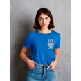 thumbnail image 2 of Eat More Cake  Graphic Quote Women T-Shirt, Female x-Large, 2 of 4