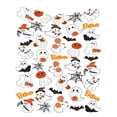 thumbnail image 2 of Homellea Halloween Throw Blanket, 40 x 60 Inch Ghost Pumpkin Bat Boo Print Flannel Fleece Blanket, Soft Lightweight Decorative Blanket for Sofa, Couch, Bed, Office and Fall Decor, 2 of 5