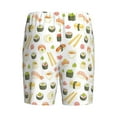 thumbnail image 4 of Rocae Sushi and Rolls for Men's Soft Sleep Pajama Shorts, Waistband and Pockets, 4 of 9