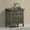 Gray, variant on Noble House 3-Drawer Nightstand, Contemporary Bedside Table with Particle Board Frame, Black Finish
