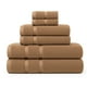 thumbnail image 1 of Juego de 6 Toallas de Microfibra Suaves y Absorbentes Moka Cuerpo, Manos y Facial | Kyuden Home KYUDEN HOME Broderie, 1 of 4