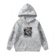 thumbnail image 1 of Moonsky Sudadera con capucha y cordón HUNTRX, estampado de grupo de chicas coreanas, jersey corto, suave y cómodo, top de manga larga para primavera y otoño.,Morado claro,140, 1 of 5