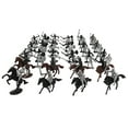 thumbnail image 2 of JWQFBC Knights Toys, Plastic Warriors Medieval Knights Horses Soldier Action 52pcs, 2 of 9
