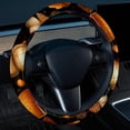 thumbnail image 2 of Thanksgiving Oak Car Wheel Cover 14.5 Inch PVC Leather Steering Wheel Cover Printing Auto Accessories, 2 of 6
