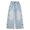 Blue, variant on Girls' Jeans Baggy Elastic Waist Pull-On Baggy Demin Jeans Comfy Straight Leg Trousers Streetwear Cute Back To School Clothes for Teen Girls
