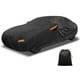 thumbnail image 1 of Funda de coche Unique Bargains 210D-PU Oxford, impermeable y a prueba de viento, protección solar con cremallera, negra para Kia Rio Sedan, 1 of 7