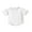 White, variant on ZINTAOZT Baby Boys Girls Summer Bubble Romper Infant Short Sleeve Oversized Plain T-Shirt Bodysuit Cotton Blend Clothes