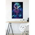 thumbnail image 4 of Wumples - Neon Skeleton Wall Poster, 22.375" x 34", 4 of 4
