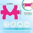 thumbnail image 2 of Lsupdaol 8 Pcs Precut Kinesiology Tape for Ankle Cotton Breathable Elastic Athletic Tape Pain Relief Minimize Ankle Sprain Provides Support and Stability for Ligament and Muscle Marathon Use(Pink), 2 of 11