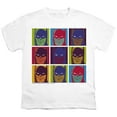 thumbnail image 2 of Batman Pop Art Batman 2 Kids T Shirt (Small) for Youth Toddler Boys and Girls, White, 2 of 5