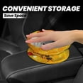 thumbnail image 4 of Wukai Bees on Hive Honeycomb Print Car Trash Can - Easy to Clean Hanging Garbage Bin - Removable Liner - Leak-Car Garbage Can - Waterproof Trash Can for Car and SUV, 4 of 7