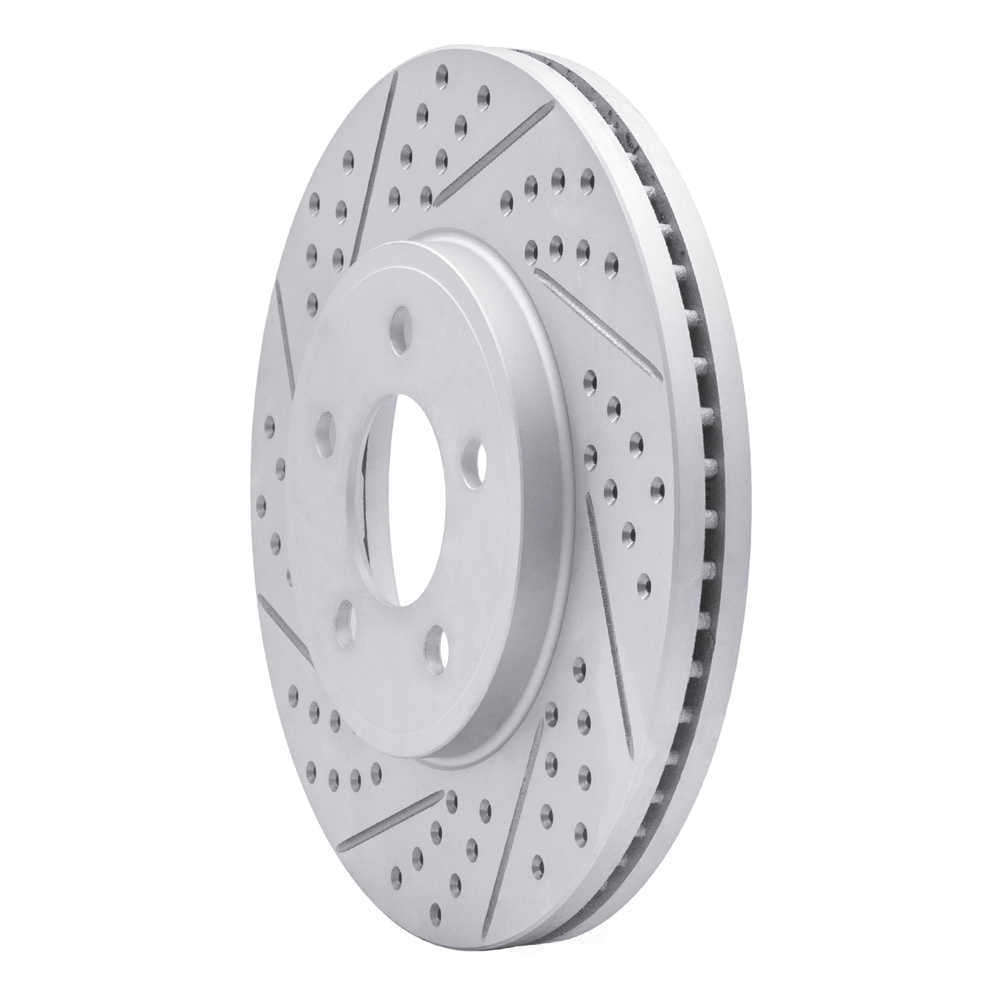 Dynamic Friction Company 830-56019L DFC Geoperformance Rotor - Drilled and Slotted