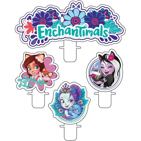 Enchantimals Bougies de Personnages (Pack de 4)