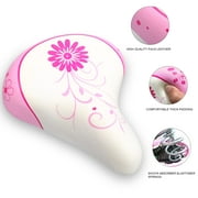 AVASTA Kids Bicycle Saddle for Girls & Boys, White