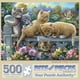 thumbnail image 2 of Rompecabezas con forma de gatitos en una valla, 500 piezas, 2 of 9