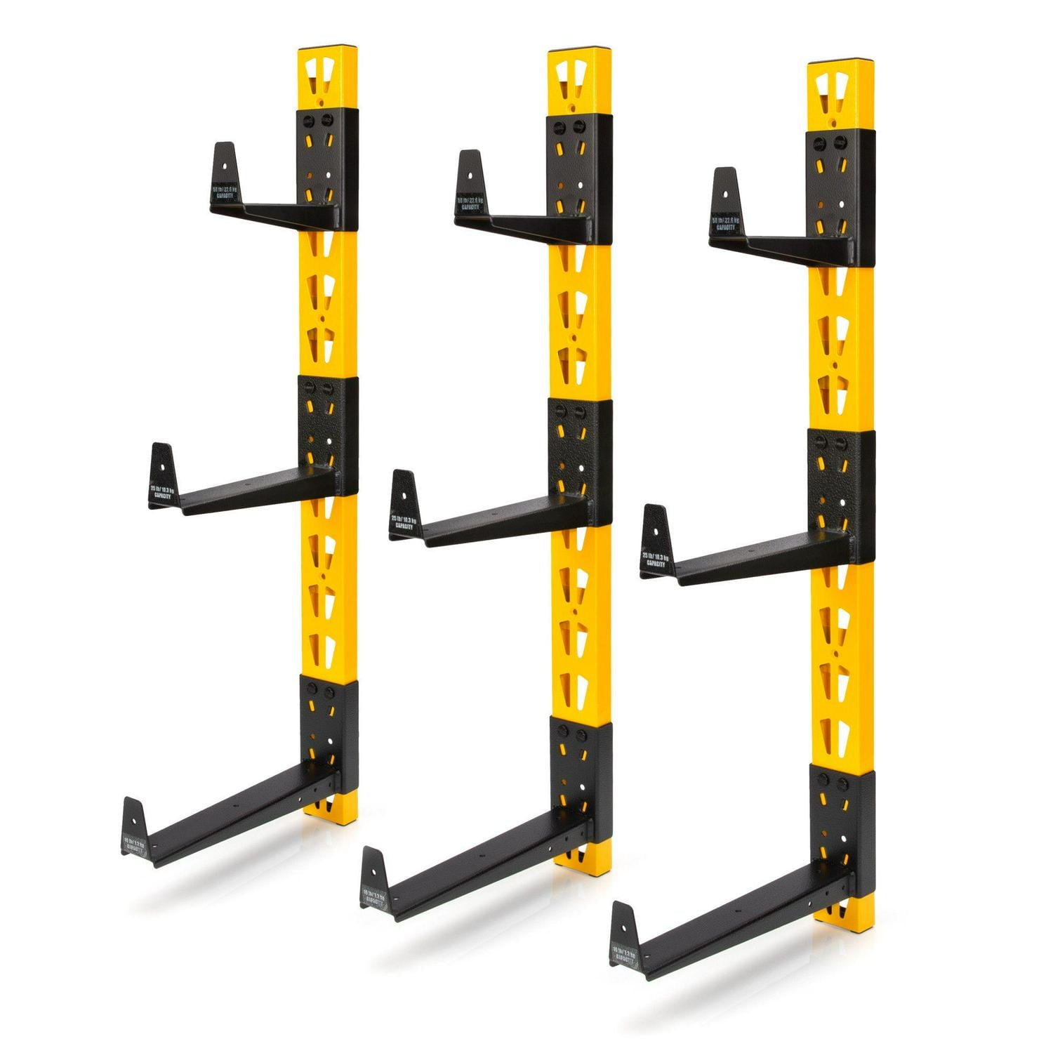 DeWALT DXSTACLR 3Piece Wall Mount Cantilever Rack