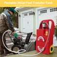 thumbnail image 4 of 26 Gallon Portable Diesel Fuel Tank On-Wheels with Electric Fueling Nozzle, 4 of 6