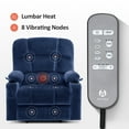thumbnail image 6 of MCombo Oversized Dual Motor Power Lift Recliner with 27.2'' Extra Wide Seat for Big Tall Elderly, Fabric R7688 (Navy Blue, Large-Wide), 6 of 11