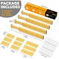 thumbnail image 5 of SpaceAid Bamboo Kitchen Organizer Drawer Dividers, Expandable (13.25-17 in), 13.25"L x 0.6"W x 2.6"H, 5 of 6
