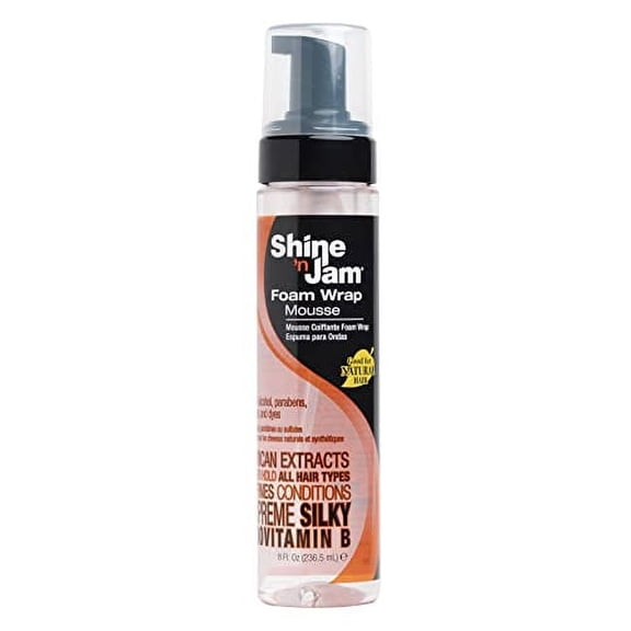 Ampro Shine N Jam Foam Wrap Mousse, 8 oz