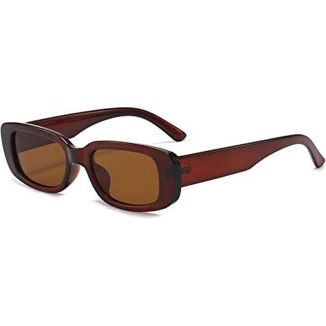 Gafas de sol rectangulares Protección Gafas de conducción retro para mujer brillar Electrónica