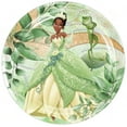 thumbnail image 4 of Tiana birthday party decoration supplies,Tiana party supplies include Tiana Background, tablecloths, plates, napkins, cups, Tiana party decorations for girls and kids, 4 of 5