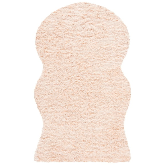 SAFAVIEH Faux Sheep Skin Jadyn Animal Area Rug, Gray, 2' x 3'