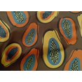 thumbnail image 5 of oneOone Cotton Cambric Brown Fabric Papaya Fabric For Sewing Printed Craft Fabric By The Yard 42 Inch Wide, 5 of 6
