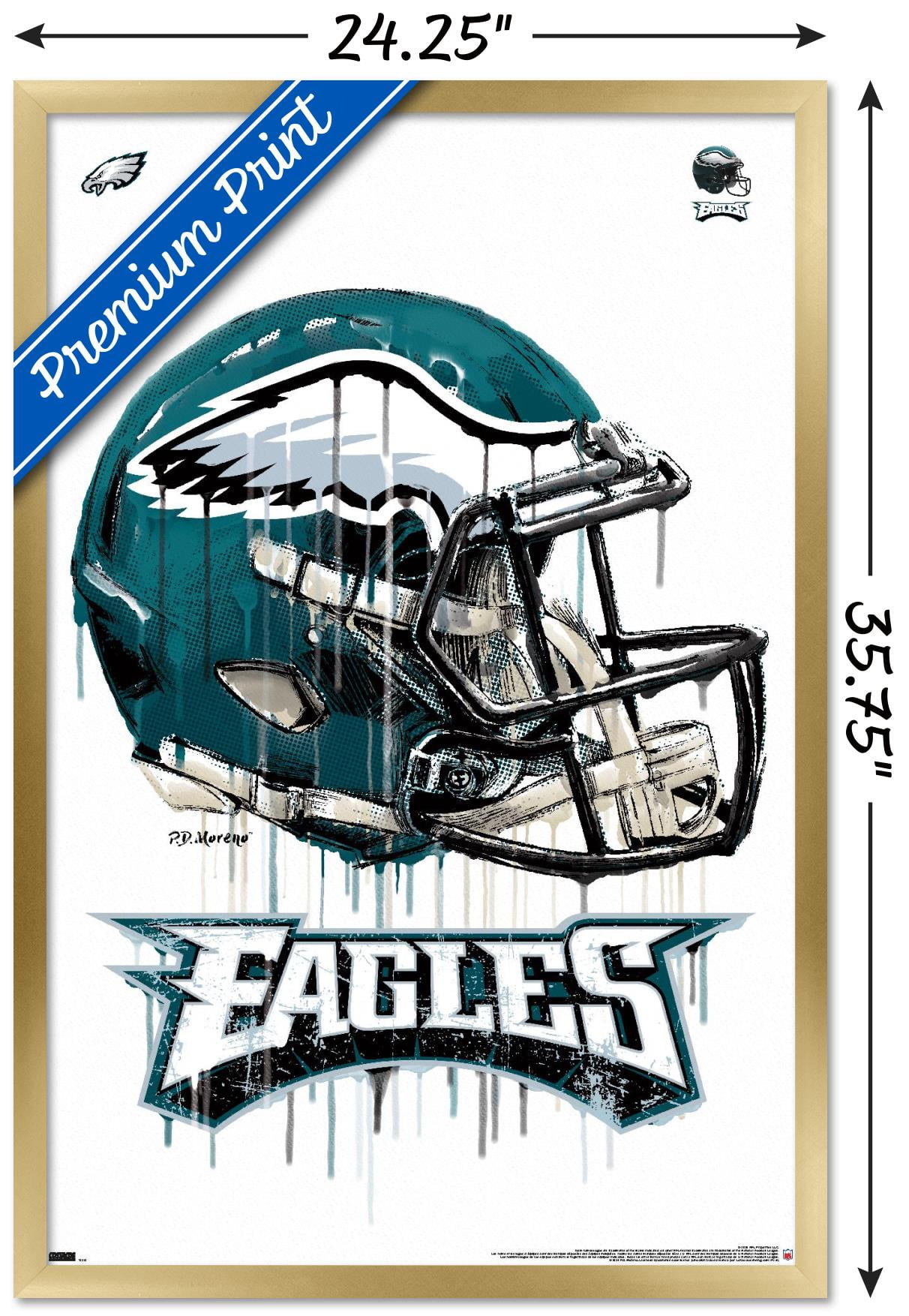 Philadelphia Eagles - Helmet 15 Poster Poster Print - Item # VARTIARP13992  - Posterazzi