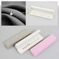 thumbnail image 4 of Qarigey Caja de regalo de joyería, collar Rectangular de terciopelo, caja de almacenamiento de cadena de mano, organizador de embalaje de joyería para Ropa, zapatos y accesorios Miscelánea Blanco Qarigey AP016243-09, 4 of 6