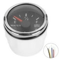 thumbnail image 1 of Filfeel Water Level Gauge, Water Level Gauge 52mm/2in Water Level Gauges 9‑30V DC Smart Alarm For Marine Boat RV 0‑190ohm European Sensor, 1 of 8
