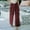 Wine, variant on HUPOM Handerpants Gloves Pants For Women In Clothing Trousers High Waist Rise Long Straight-Leg Coffee L