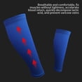 thumbnail image 4 of Soidarity Muslo Manga Elástico Brace Antideslizante Pierna Deporte Soporte para piernas Suministros deportivos Ropa Deportiva, Zapatos Azul L Soidarity OD000747-02, 4 of 6