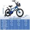 thumbnail image 4 of ICEELF 14 inch Kids Bike, Carbon Steel Frame, Dual Brakes, Adjustable Seat,Training Wheels for Boys Girls Ages 3-12, 4 of 9