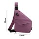 thumbnail image 2 of Hukapapa Bolso cruzado ligero, simple, de gran capacidad, antisalpicaduras, agua, ocio, bolso de hombro íntimo, morado, 2 of 7