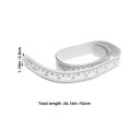 thumbnail image 2 of WEUVEB 12Pcs White Waterproof Fish Measuring Ruler Sticker for Boat Use with High Adhesion and Dual Scale, 2 of 8