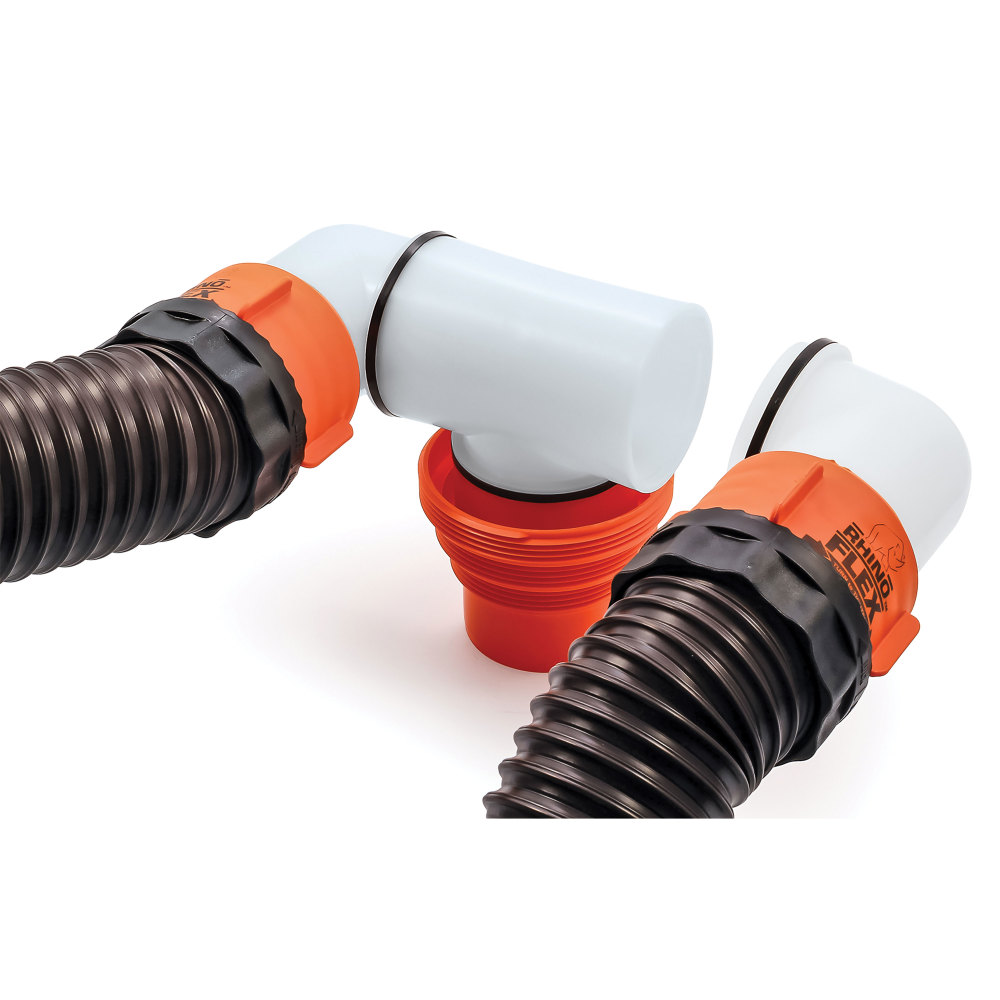 RV Sewer Tank Elbow Adapter Pipe Dump Station Connection Fitting