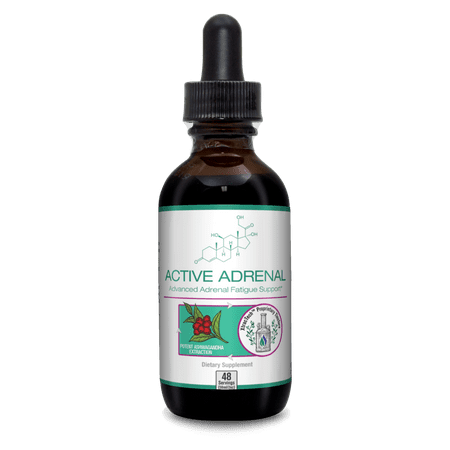 Active Adrenal - Advanced Adrenal Fatigue Supplement | All-Natural Liquid Formula for 2X Absorption | Ashwagandha, B-Vitamins, Magnesium & (Best Supplements For Adrenal Fatigue)