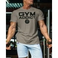 thumbnail image 3 of Gymish GYM-ADDICT Workout T-Shirt - Funny Gym Shirt, Men's Lifting Tee, Workout T-Shirt for Men, Athletic Gym Wear, Fitness & Weightlifting Shirt, 3 of 5